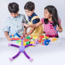 LED Telescopic Suction Cup Giraffe Toy, Tubes Fidget Toys, Shape Changing Telescopic Sensory Tubes Fidget Tubes Sensory Toys Suction Toy, Funny Gift (3 Pcs Set) - Justgrabit Inc.