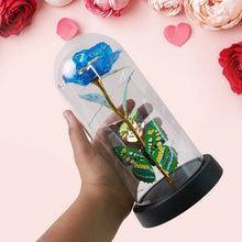 LED - Powered Eternal Rose in plastic Dome (1 Pc / Battery not Included) - Justgrabit Inc.