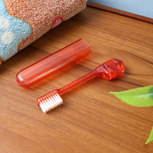 Portable Folding Toothbrush with Built - in Travel Case (1 Pc) - justgrabit.in | Just Grab It