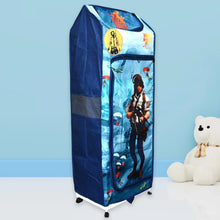 Multi Purpose Foldable Baby Wardrobe / Toy Box 5 Shelves Cartoon Printed - Justgrabit Inc.