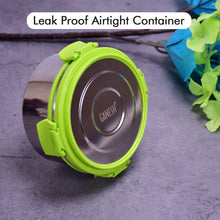 Ganesh Solo round 400 Stainless Steel Leak proof airtight Lunch Pack for Office use - justgrabit.in | Just Grab It