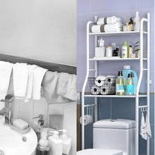 Multi - Layer The Toilet Storage Rack Metal | Bathroom Shelf Space Saving Organizer for Laundry Room Wash Basin Floor Stand - justgrabit.in | Just Grab It