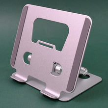 Tablet Stand Metal Alloy Adjustable Bracket, Suitable For tablet Computers for Desk Ergonomic Foldable Metal Tablet Holder/Tablets/Mobile Phones - justgrabit.in | Just Grab It