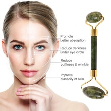 Dual - Headed Jade Facial Massage Roller (1 Pc) - justgrabit.in | Just Grab It