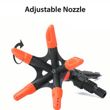 Automatic Garden Sprinkler 360 Degree Rotating Adjustable 5 Arm (1 Pc) - justgrabit.in | Just Grab It