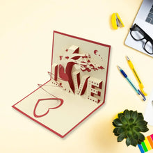 3D Paper Wish Card High Quality Paper Card All Design Card Good Wishing Card (Birthday , Valentine , love , Christmas Card) (1Pc ) - justgrabit.in | Just Grab It