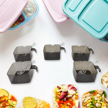 Rotating Spice Jars Vertical Rotatable Seasoning Box 5 Section / Tier With 5 Spoon (1 Set) - justgrabit.in | Just Grab It