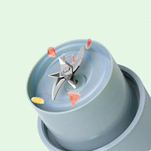 Portable Electric Juicer With Handle & Straw, USB Rechargeable 6 Stainless Steel Blades (500 ML) - Justgrabit Inc.