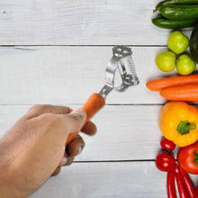 Vegetable and Fruit Peeler with Wooden Handle (1 Pc) - Justgrabit Inc.