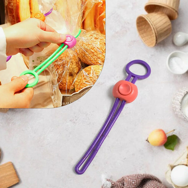 Multifunctional Colorful Sealing Rope Strap Clips (1 Pc) - Justgrabit Inc.