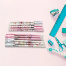 Erasable gel ink pen 12 Pcs/ Fancy Cute Blue Gel Pen with attached Magic Wipe Eraser Gel Pen, Stationery for Office School Writing Examination Supplies Tool, Return Gifts For Kids, Birthday Gifts - Justgrabit Inc.