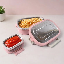 Qunic Stainless Steel Snack Lunch Box (With Small Box) - Justgrabit Inc.