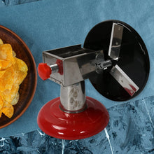Stainless Steel Chips Maker and Vegetable Slicer for Kitchen Potato Slicer Graters and Chippers. Chips Maker is Suitable for Vegetable Cuttings. Chips Maker Consist Hard Coated Iron Wheel and Stand. - Justgrabit Inc.