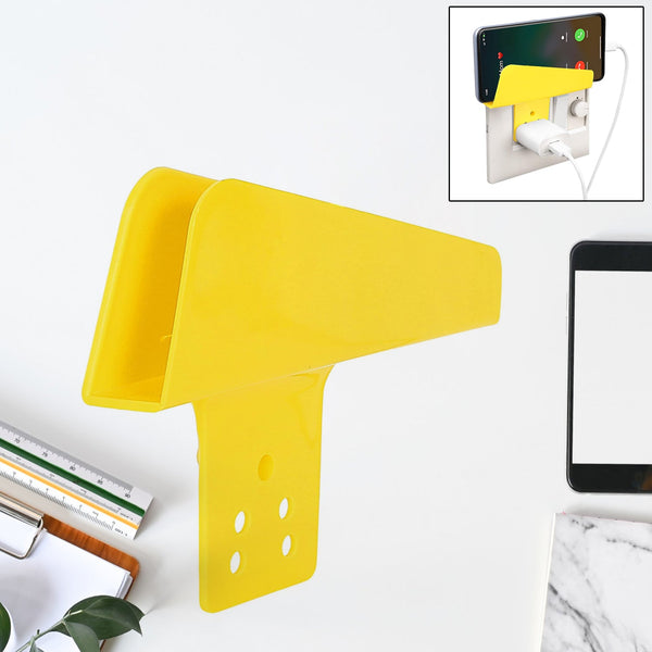 Plastic Secure Mobile Phone Charging Stand Holder (1 Pc / Mix Color) - justgrabit.in | Just Grab It