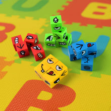 Educational Face Expression Changing Puzzle Cube Toy Set - justgrabit.in | Just Grab It