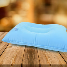 Comfortable Inflating Travel Pillow (34×21 Cm / 1 Pc / Mix Color) - justgrabit.in | Just Grab It