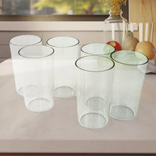 Apex Clear Plastic Tumbler / Glass Set – 6 - Piece Unbreakable - Justgrabit Inc.