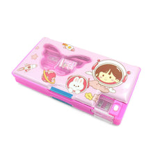 Printed Pencil Case for Kids (1 Pc): Multi - Compartment, Compass Box - Justgrabit Inc.