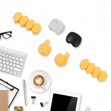 Self Adhesive Hooks for Cable Clips, Desktop Cable Organizer (6 Pcs Set / Mix Design) - justgrabit.in | Just Grab It