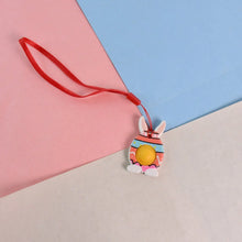 Cute Bunny - Shaped Pop It Fidget Toy Keychain (1 Pc) - Justgrabit Inc.