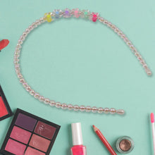 Hair Accessories Metal Handmade Colorful beads With Pearls Fancy Party Hairband (1 Pc / Mix Design), Hair accessories - justgrabit.in | Just Grab It