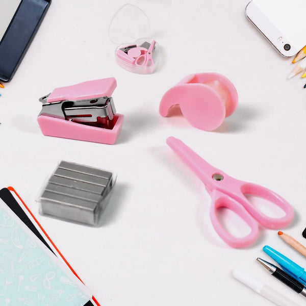 Mini Office Stationery Set (4 Pcs Set) - justgrabit.in | Just Grab It