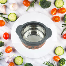Casserole Box for Food Searving Inner Steel Insulated Casserole Hot Pot Flowers Printed Chapati Box for Roti Kitchen (Approx 2500 ml) - Justgrabit Inc.