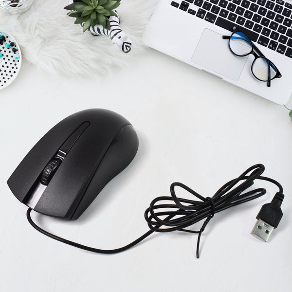 Computer / Laptop Wired Optical Mouse, X2 (1 Pc) - justgrabit.in | Just Grab It