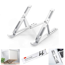 Metal Portable Laptop Stand – 6 - Angle Adjustable Riser for Laptops, Phones & Tablets - Justgrabit Inc.