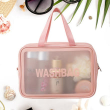 Big Zippered Cosmetic Pouch, Toiletry Bag for Cosmetics (1 Pc) - justgrabit.in | Just Grab It