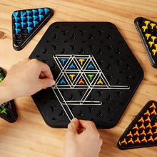 Strategic Triangle Color Matching Puzzle Board Game for Kids & Family - justgrabit.in | Just Grab It