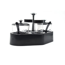 Ganesh rendy Condiment set For Kitchen Transparent jar For Easy To Access Spice 1 Piece Spice Set (Plastic) - Justgrabit Inc.