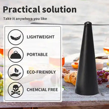 Fly Repellent Fan (Battery & USB) - Tabletop, Indoor/Outdoor, Chemical - Free - Justgrabit Inc.