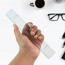 20 cm Transparent Plastic Ruler (1 Pc) - Justgrabit Inc.