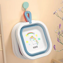 Space - Saving Foldable Baby Wash Basin, Lightweight & Easy to Clean for Home (28×28 Cm) - Justgrabit Inc.