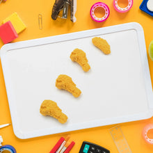 Cute Chicken Wing & Leg Erasers for Kids & Students (8 Pc Set) - Justgrabit Inc.