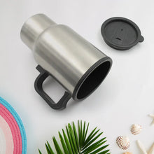 12V Car Charging Electric Kettle Mug (Silver) - Justgrabit Inc.