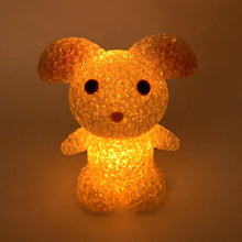 Crystal LED Night Light Lamp – Cute Glowing Animal Decorative Light (1 Pc) - Justgrabit Inc.