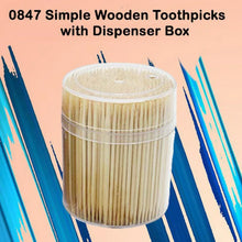 Simple Wooden Toothpicks with Dispenser Box - Justgrabit Inc.