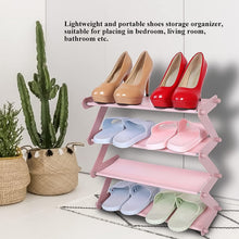 Shoe Rack Z - Shaped Four Layer (1 Pc / 4 Layer) - justgrabit.in | Just Grab It