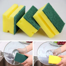 Scrub Sponge 2 in 1 PAD for Kitchen, Sink, Bathroom Cleaning Scrubber (3 Pc) - Justgrabit Inc.