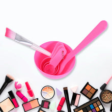 4 In 1 Facial DIY Skin Care Mask Mixing Bowl Stick Brush Gauge Spoon (6 Pcs Set) - justgrabit.in | Just Grab It