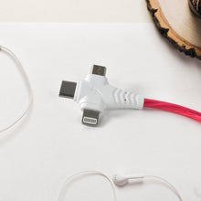 3 in 1 Charging Cable Light Up Fast Charger Lighting Cable (Mix Color) - justgrabit.in | Just Grab It