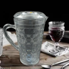 Mocktail Pet Jug Plastic Jug With lid, Drinking Beverage Jag, Transparent Tableware Reusable BPA Free, Plastic Water jug for Home use, Perfect for Home, Restaurants - Justgrabit Inc.
