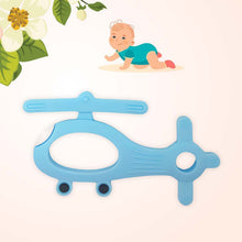 Silicone Helicopter Shape Teether for Baby (1 Pc / Mix Color) - justgrabit.in | Just Grab It
