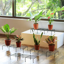 Metal Rectangle Flower plant stand for balcony (60×20 Cm / 2 Pc Set) - justgrabit.in | Just Grab It