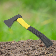 Gardening Tools Hatchet Axe Fiberglass Body Rubberized Handle Wood Cutting Axe, Camping Axe, Safety Axe, Pick Axe (972 Gm) - Justgrabit Inc.