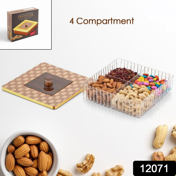 Plastic Super King Exclusive Mukhavasdani Dry Fruit boxes (1 Pc) - justgrabit.in | Just Grab It