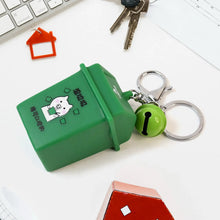 Trash Can Keychain Recycle Can Keyring Novelty Keychain Garbage Classification keyholder for and Adults - Justgrabit Inc.