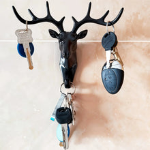 Deer Head Self Adhesive Wall Door Hook Hanger - Justgrabit Inc.
